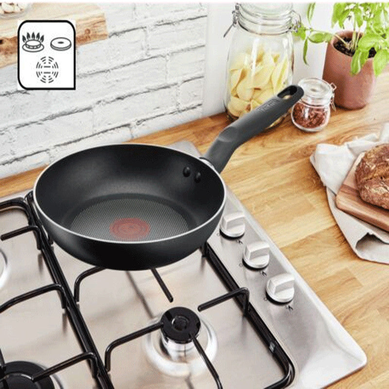 Tefal, Super Cook B459S584 Black Cookware Set