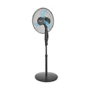 Ardes, AR5EA41PB Easy 41PB PLUS Floor Fan Round Base 3 Blades 40 cm Height 130 cm 3 Speed Levels Premium Design Total Black