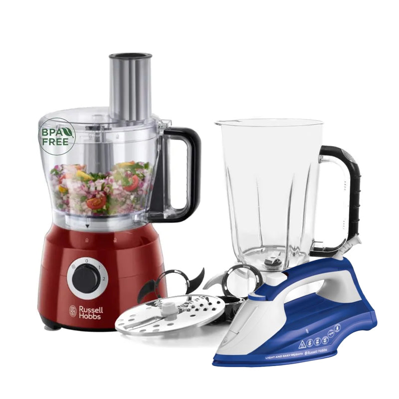 Russell Hobbs, New Desire Food Processor + Steam iron 26483-56