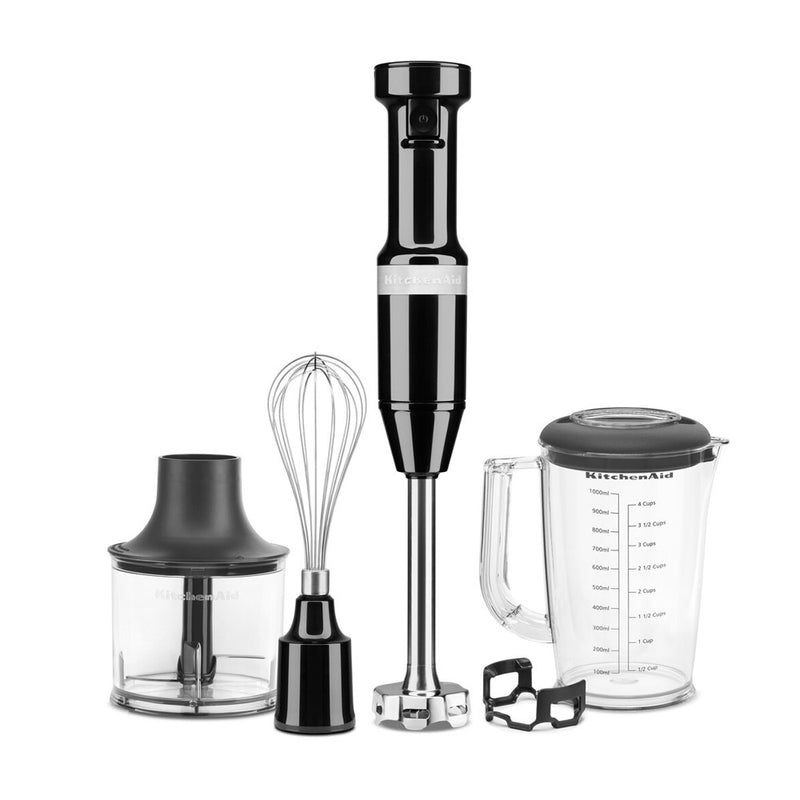 KitchenAid, Hand Blender with Accessories 5KHBV83 – Onyx Black