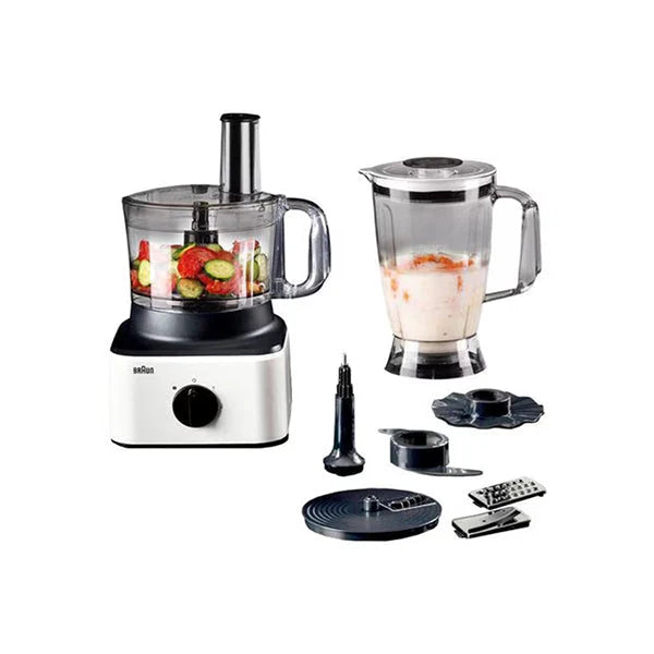 Braun, Food Processor 750W FP0132, White