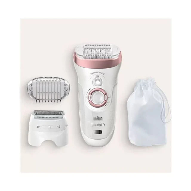 Braun Silk-epil 9 9-720 wet & dry epilator with shaver head and trimmer 