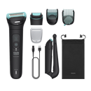 Philips, Norelco Body Groomer 7000 Series 2D flex head & dual trim-shave system