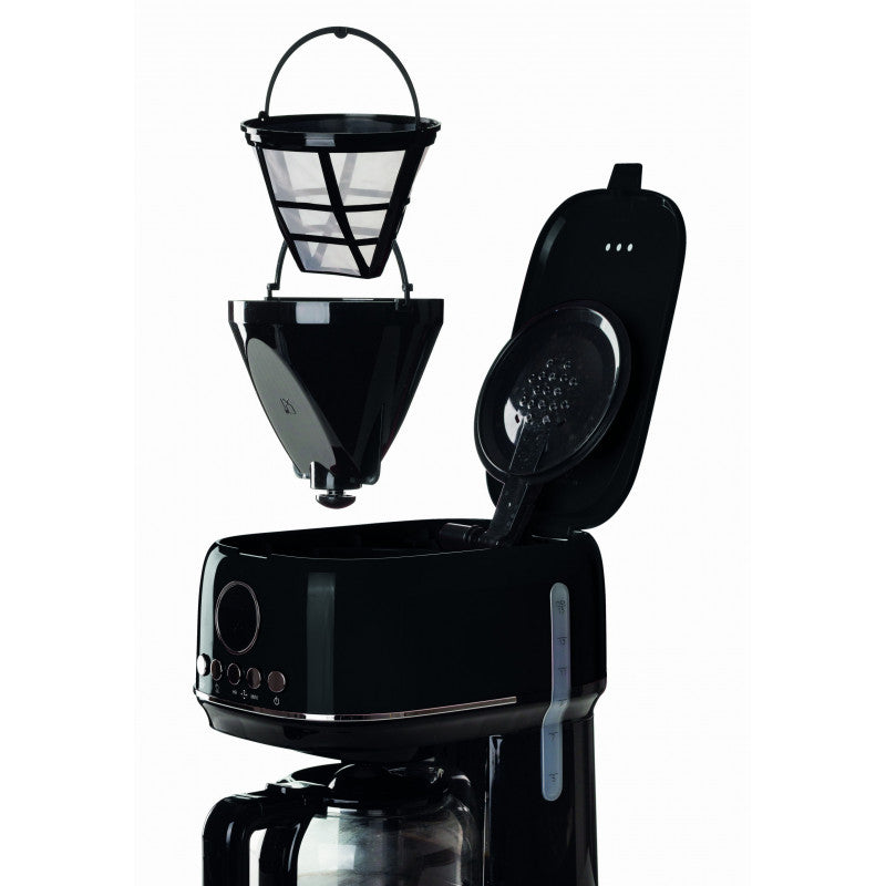 Ariete, Moderna Drip Coffee, 900W, LCD Panel, Black
