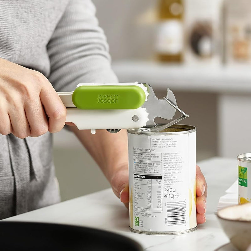Joseph Joseph, Duo 3 in 1 Can Opener White/Green