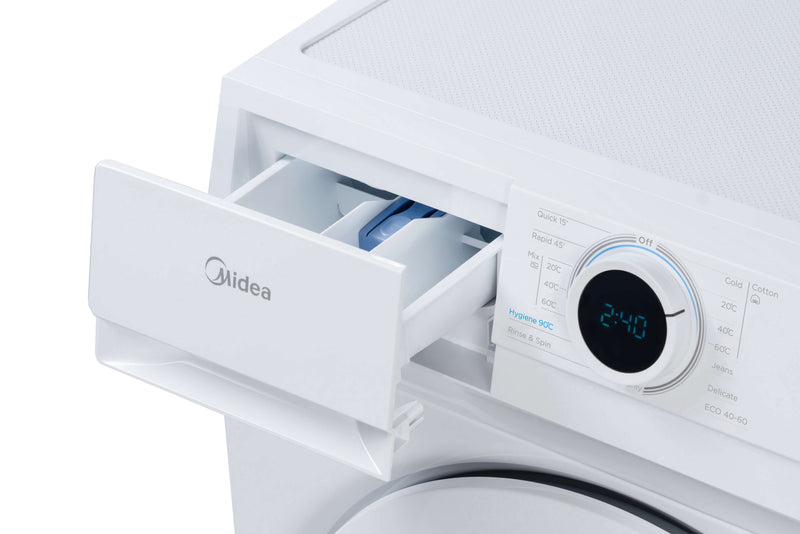 Midea, Freestanding Washing Machine, Lunar Dial and LED Display, 7 kg Load