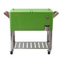 Aqualux, Party Cooler 80L Fridge For Beverage CC-1010 Green