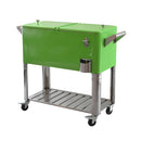 Aqualux, Party Cooler 80L Fridge For Beverage CC-1010 Green