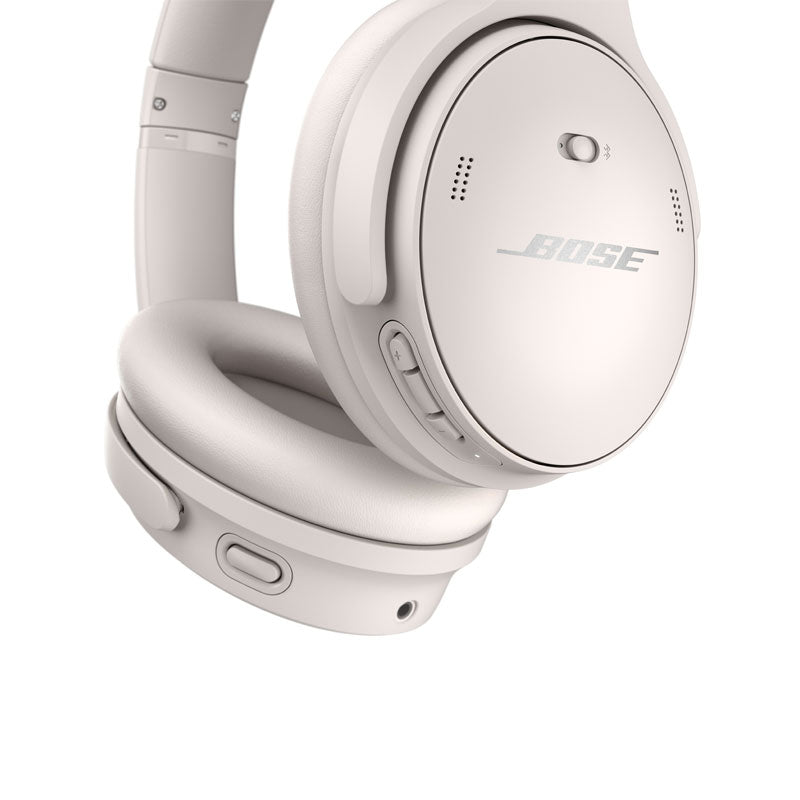 Bose, QuietComfort 45 Wireless Headphones, Noise Cancelling, White Smoke