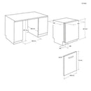 Haier, Fully Integrated Built-in Dishwasher 16 Place Settings | Brushless Inverter Motor