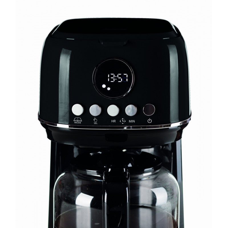 Ariete, Moderna Drip Coffee, 900W, LCD Panel, Black