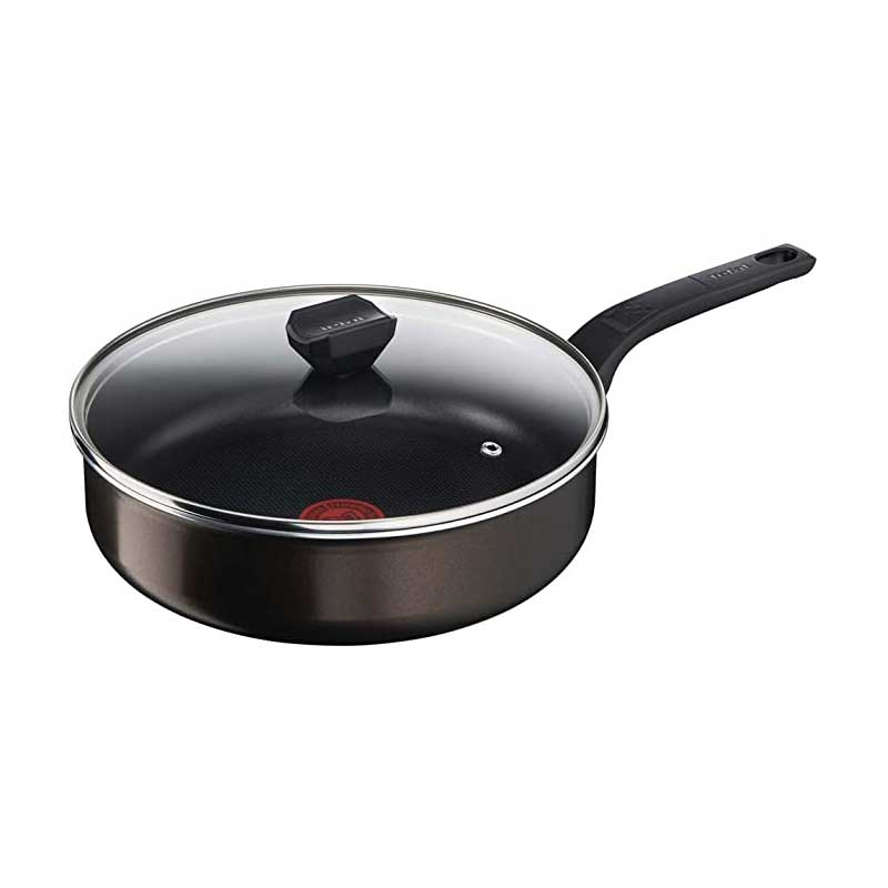 Tefal, Easy Cook N Clean Sautepan with Glass Lid 26 cm – B5543302