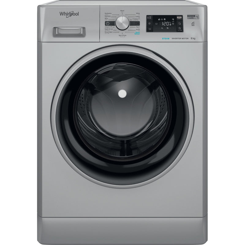 Whirlpool, Freestanding Front Loading Washing Machine: 8kg - FFB 8259 SBSV GCC