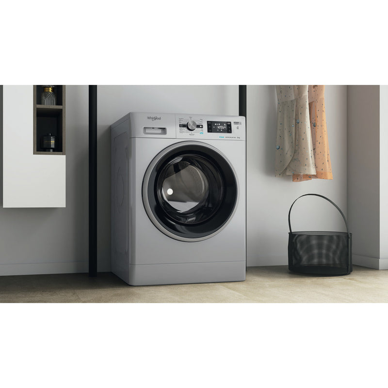 Whirlpool, Freestanding Front Loading Washing Machine: 8kg - FFB 8259 SBSV GCC