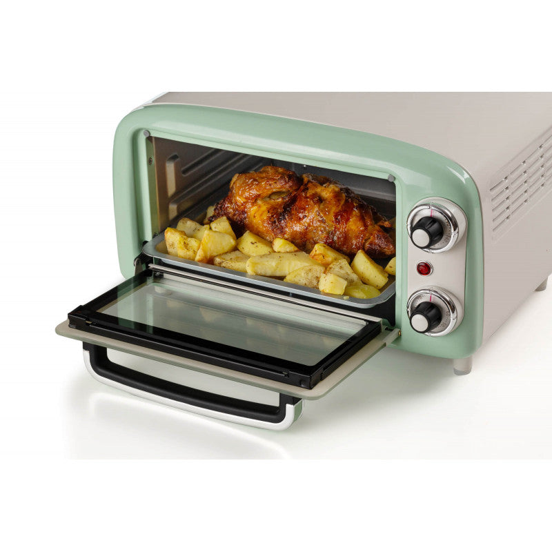 Ariete, Electric Oven 10L Vintage, Green