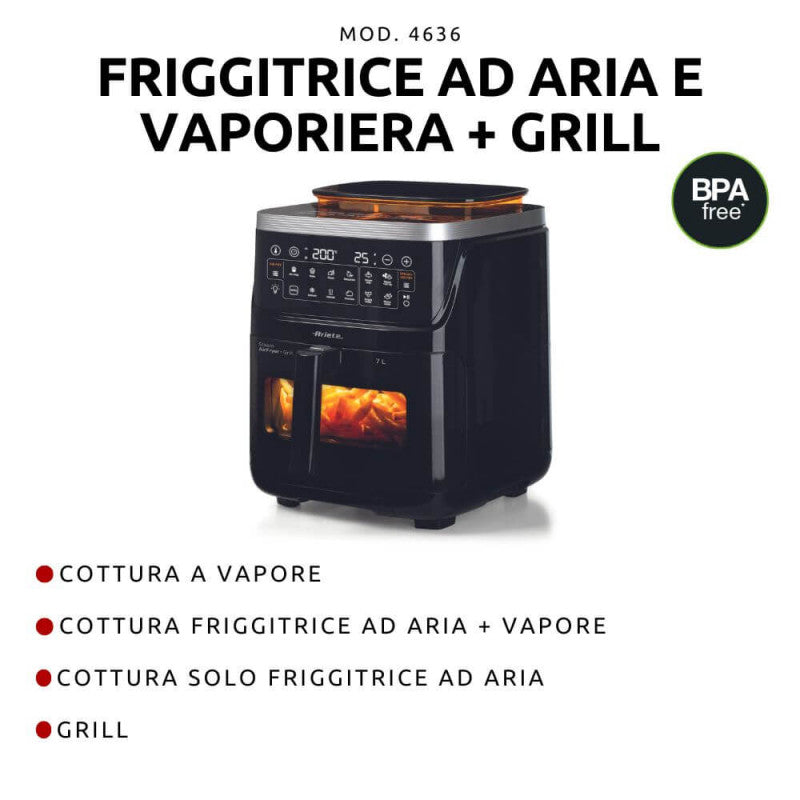 Ariete, Air Fryer With Steam Function
