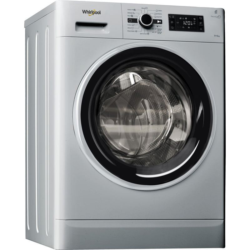 Whirlpool, Freestanding Washer Dryer: 9kg - FWDG96148SBS GCC