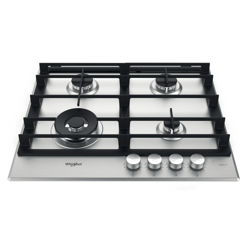 Whirlpool, Gas Hob: 4 Gas Burners - GMWL 628/IXL