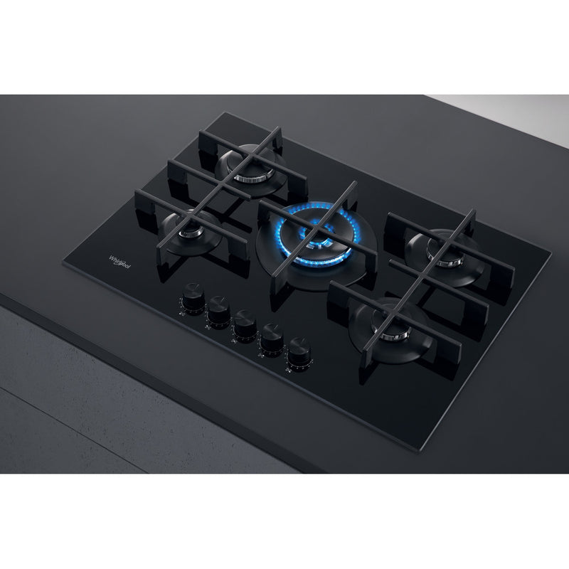 Whirlpool, Hob Built-in 75cm GOWL728NB Black