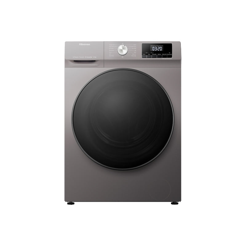 Hisense, WFQA1214EVJMT 12Kg Washing Machine With 1400 Rpm – Titanium