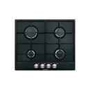 Glem Gas, GT64BK Gas Hob 60 cm, Black