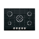 Glem Gas, GT755BK Gas Hob 70 cm, Black