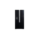 Hitachi, Fridge 4 Doors 21 Cu. ft Glass Black