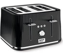 Tefal, Loft TT760840 4-Slot Toaster / Noir Black