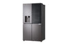 LG, 4 Doors Refrigerator, 705L Gross Capacity with HygieneFRESH+™Black Stainless