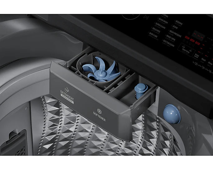 Samsung, Top load Washer, With Ecobubble™ & Digital Inverter Technology, 17 KG, Black