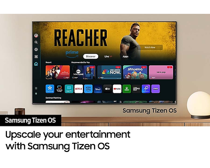 Samsung, 98" Crystal UHD DU9000 4K Tizen OS Smart TV (2024)