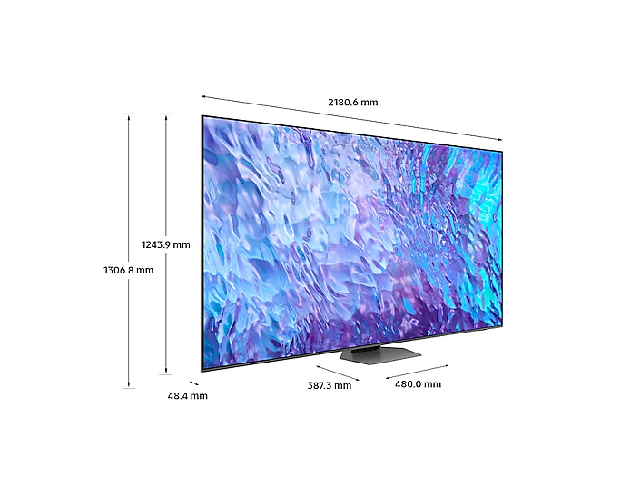 Samsung, 98" QLED 4K Q80C Smart TV (2023)