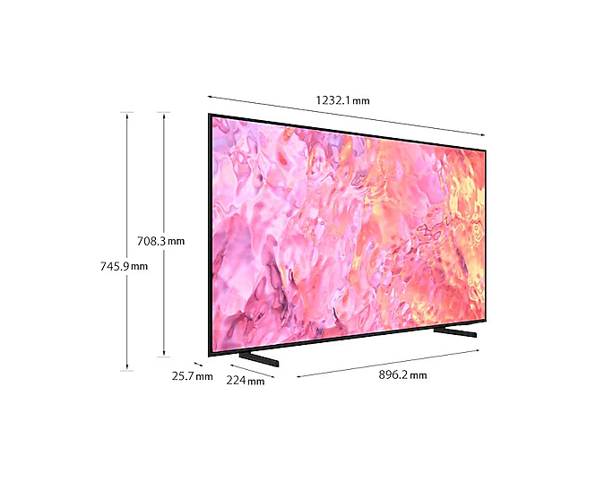 Samsung, 55" QLED 4K Q60C Smart TV