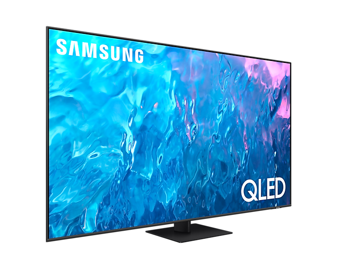 Samsung 55-inch QLED 4K Q70C Smart TV, Best large size Tv deals 2024 for movies and gaming, Quantum Processor 4K with glorious picture and sound, with Motion Xcelerator Turbo+ enjoy ultra-smooth gameplay, Quantum HDR Wider range of contrast in cinematic scale, Discover your favorite content in one place