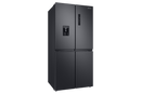 Samsung, RF48A4010B4/LV French Door Refrigerator, 466L Net Capacity Gentle, Black Matt