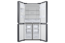 Samsung, RF48A4010B4/LV French Door Refrigerator, 466L Net Capacity Gentle, Black Matt