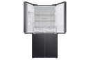 Samsung, RF48A4010B4/LV French Door Refrigerator, 466L Net Capacity Gentle, Black Matt