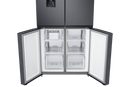 Samsung, RF48A4010B4/LV French Door Refrigerator, 466L Net Capacity Gentle, Black Matt