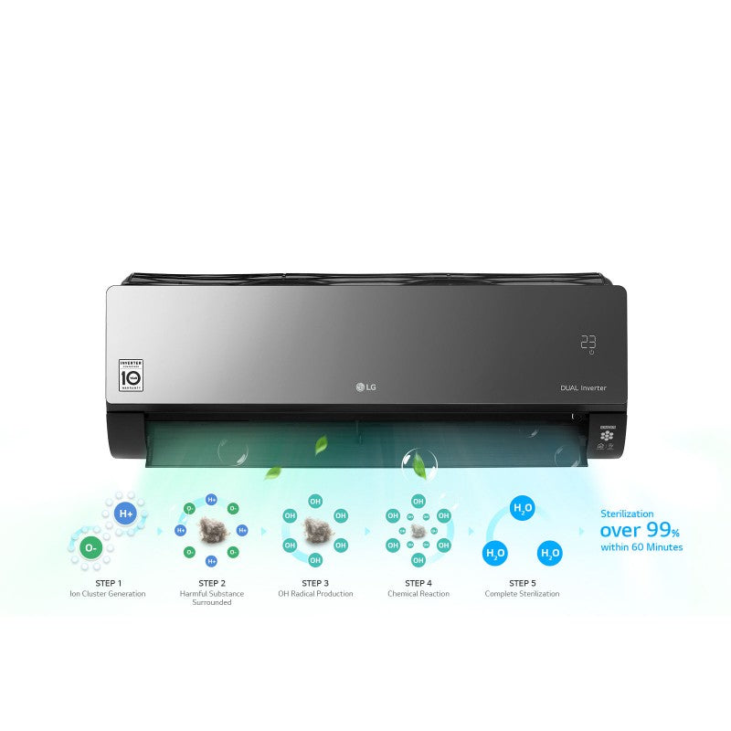 LG, ARTCOOL Inverter AC 12000 BTU, Energy Saving, Fast Cooling, Ampere Control