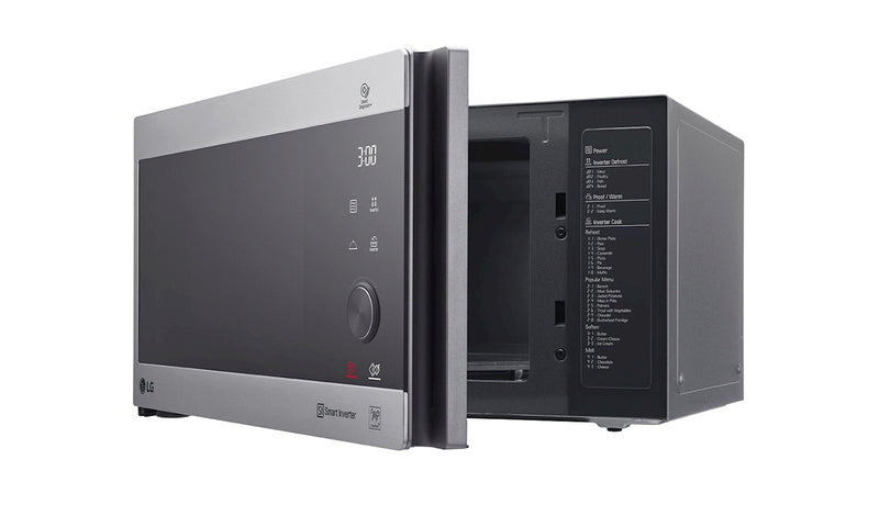 LG, Microwave oven 42L, Smart Inverter, Even Heating and Easy Clean, Stainless color