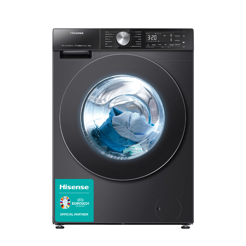 Hisense, 5S Series WF5S1245BB Wifi Enabled 12kg Washing Machine