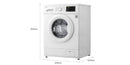 LG, Washing Machine 7 KG White – WJ3H20WQG