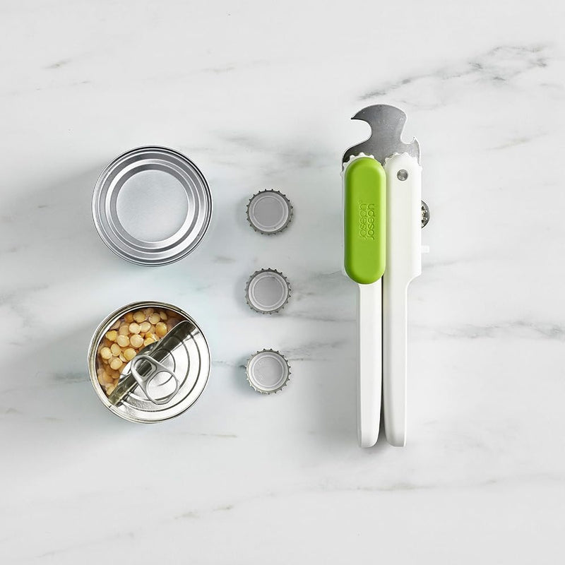Joseph Joseph, Duo 3 in 1 Can Opener White/Green