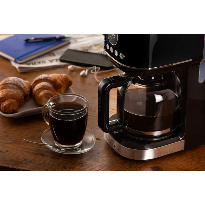 Ariete, Moderna Drip Coffee, 900W, LCD Panel, Black