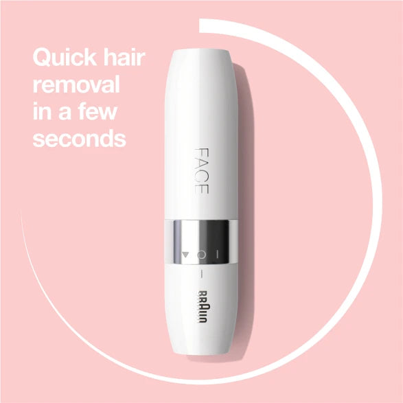 Braun, Face Mini Hair Remover FS1000 with Smartlight, White