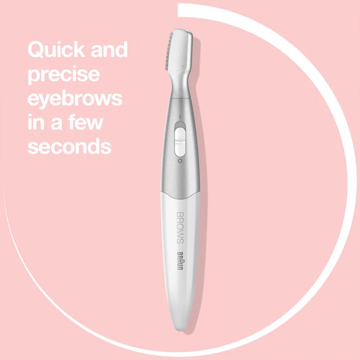 Quick and precise Braun mini precision eyebrow trimmer