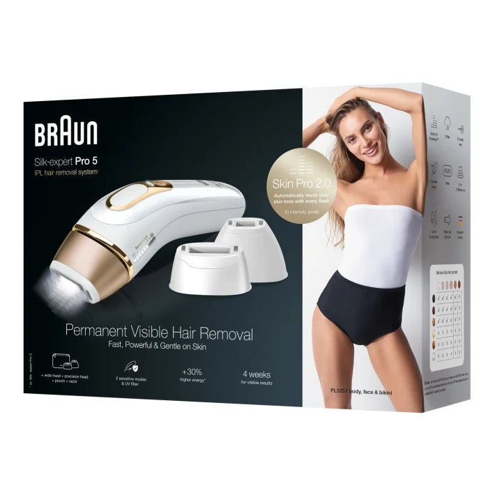 Braun, Silk-expert Pro 5 Pl5257 Ipl Laser Hair Removal Device