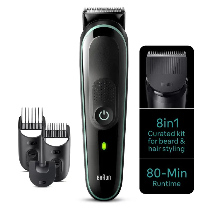 Braun, 8-in-1 Style Kit 3 MGK3441 Beard, Hair