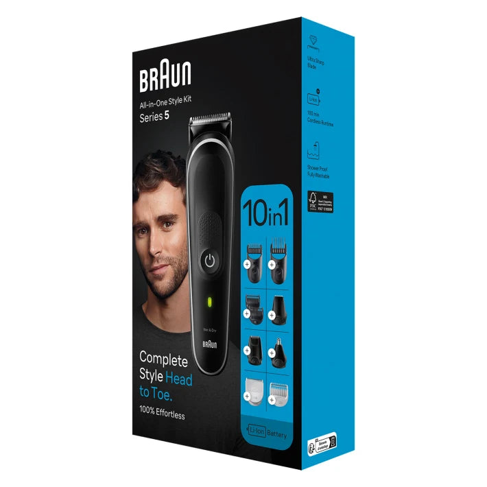 Braun, 10-in-1 Style Kit 5 Beard, Body, Hair