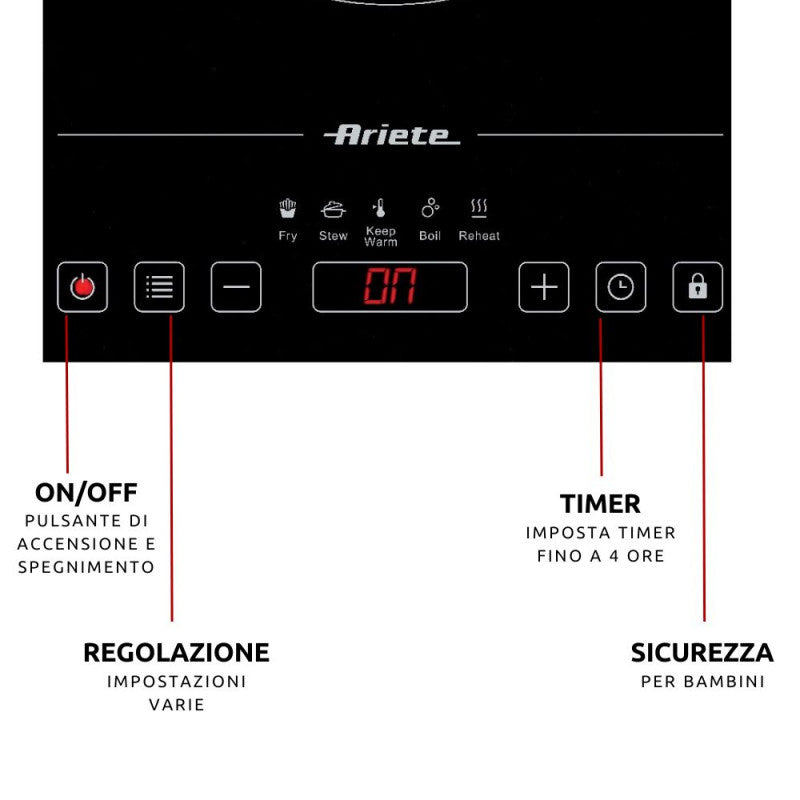 Ariete, Single induction hotplate